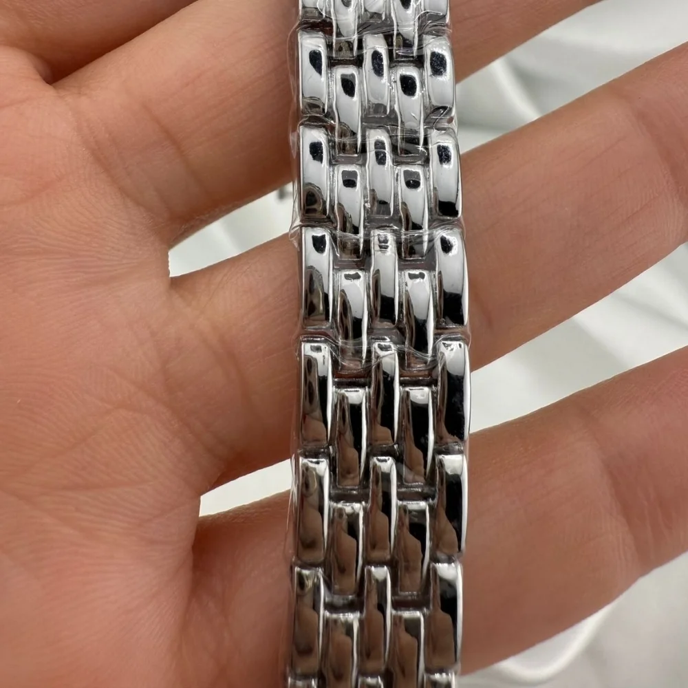 Panthere Classic Silver Watch with Crystal Accents - Picture 6 of 8